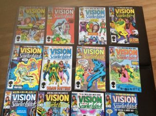 Vision And The Scarlet Witch 1 - 12 (1985) Complete Set