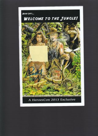 Cavewoman Welcome To Jungle - - 2013 Exclusive Budd Root Skecthbook Signed