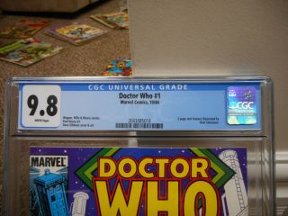 Doctor Who 1 cgc 9.  8 DC 1984 1st series for the Dr WHITE pgs TV show movie 3