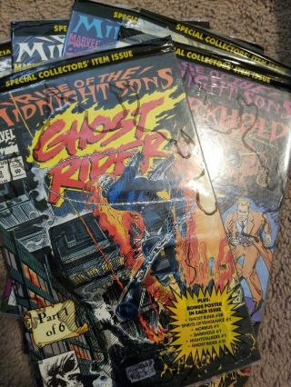 Rise Of The Midnight Sons Parts Ghost Rider Morbius With Posters