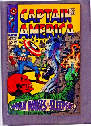 Capt.  America 101 Marvel Fine Smooth Cover Very Collectible