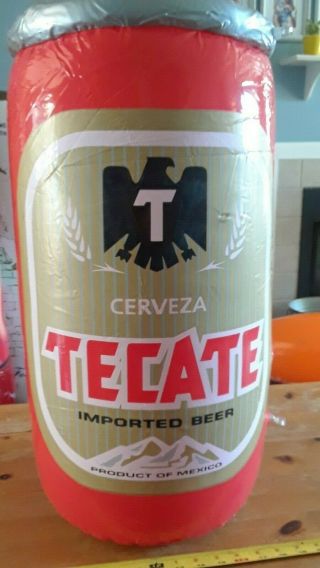 Tecate Inflatable Beer Can - Collectible Mexico Cerveza Beer Ad Blow Up