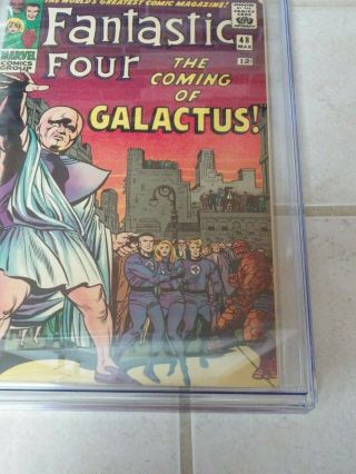 FANTASTIC FOUR 48 CGC 7.  5 1ST APP OF SILVER SURFER & GALACTUS OFF - WHITE TO WHITE 6