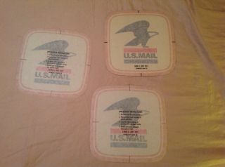 Us Mail Decals.  (3 Decals) Post Office