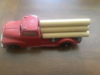 Vintage Hubley Kiddie Toy Log Truck 452