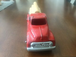 Vintage Hubley Kiddie Toy Log Truck 452 2