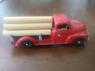 Vintage Hubley Kiddie Toy Log Truck 452 3