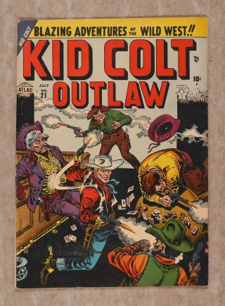 Kid Colt Outlaw 21 1952 Vg/fn 5.  0