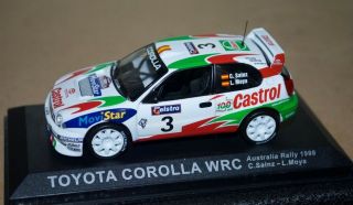 Ixo Altaya 1/43 Toyota Corolla Wrc " Castrol " Rally Australia 1999 C.  Sainz