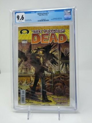 The Walking Dead 1 Cgc 9.  6 Nm,  (oct 2003,  Image) White Pages Amc Key