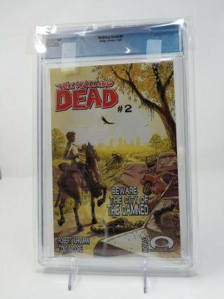 The Walking Dead 1 CGC 9.  6 NM,  (Oct 2003,  Image) White Pages AMC KEY 2