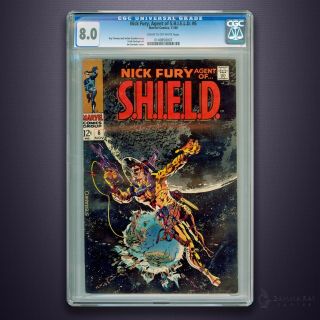 Nick Fury,  Agent Of S.  H.  I.  E.  L.  D.  6 (marvel 11/68) – Jim Steranko Cover