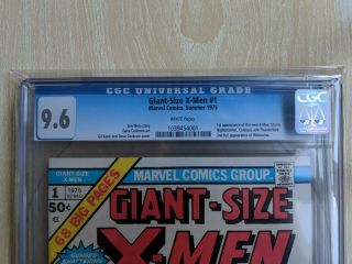 1975 MARVEL GIANT - SIZE X - MEN 1 CGC 9.  6 WHITE PAGES 3