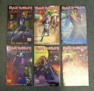 Heavy Metal Iron Maiden Legacy Beast Night City Comic Variant 1 2 (6 Issues)