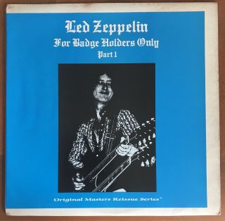 Led Zeppelin ‎– For Badge Holders Only (part 1) L.  A.  Forum 1977 2 X Lp Omrs5472d