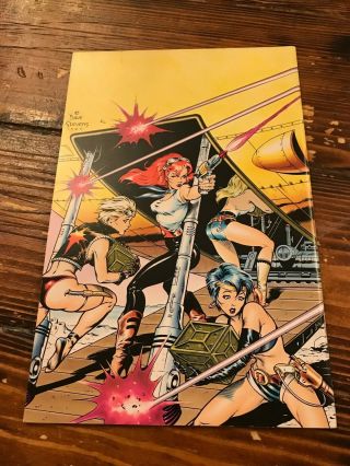 Space Vixens 16 Dave Stephens Rocketeer 1989 DOES NOT INCLUDE 3 - D GLASSES 2