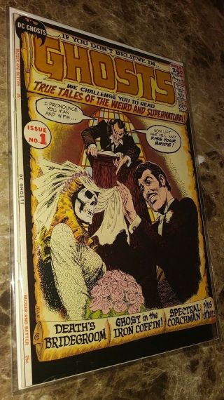 1971 Dc Ghosts Issue 1 Comic Book Bag/board Rare Horror Collectible Vintage A