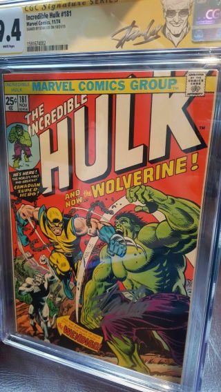 The Incredible Hulk 181 CGC 9.  4 1974 3