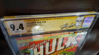 The Incredible Hulk 181 CGC 9.  4 1974 4