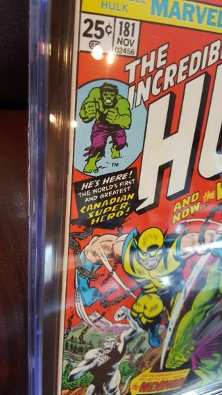 The Incredible Hulk 181 CGC 9.  4 1974 6