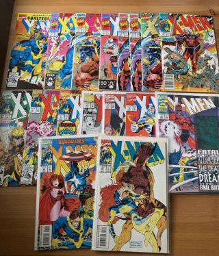 X - Men 1991 1 (all Covers) 2 6 8 9 10 11 12 25 26 28 Ann 1 Nm Jim Lee Run