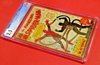 Spider - Man 3 - CGC 2.  5 - 1963 - FIRST Appearance of Doctor Octopus 4
