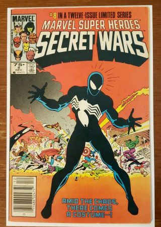 Marvel - Heroes Secret Wars 8 Newsstand Variant 1st Symbiote Appearance