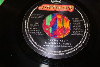 U2 George Michael BOY GEORGE Duran Duran BAND AID 1984 MEXICO PROMO Translucent 4
