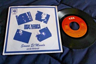 Bob Dylan Michael Jackson Diana Ross Bruce Springsteen Usa For Africa Mexico 7 "