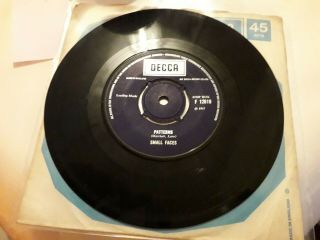 Small Faces ‎– Patterns / E Too D 7 " Vinyl Single Record 1967