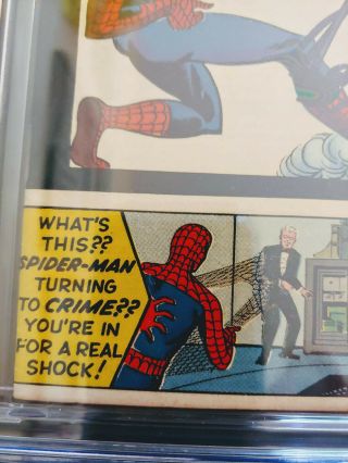 Spiderman 13 CGC 7.  0 SIGNED Stan Lee ORIGIN and 1ST MYSTERIO 5