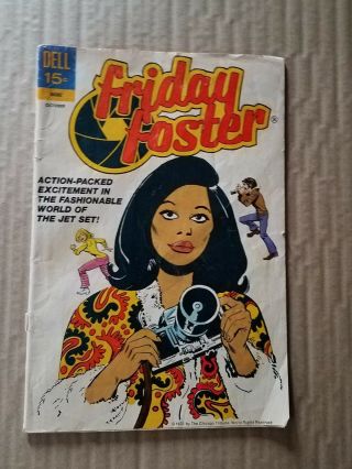 Friday Foster 1 Black Female Heroine Dell Comic 1972 G
