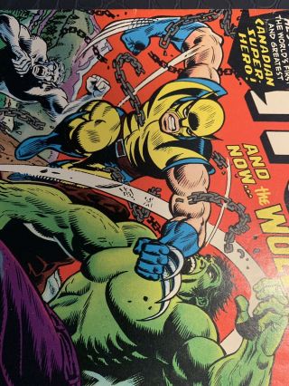 The Incredible Hulk 181 (1974,  Marvel) Stan Lee - First Appearance Wolverine 10