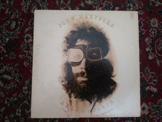 John Hartford - Aereo - Plain 1971 Warner WS 1916 w/ Lyric Insert EX Vinyl 2