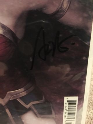 Wonder Woman (2016) 51 Autographed Signed Artgerm Stanley Lau C2E2 2