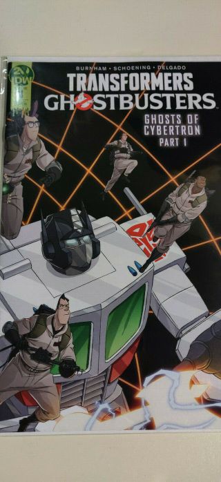 Transformers Ghostbusters 1 Sdcc 2019 Convention Variant Comic Con Idw