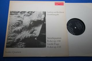 Suske Quartet Beethoven String Quartets Op.  130 & Op.  133 Eterna B/s Stereo 70s Nm