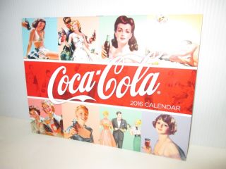 Coca Cola Coke Soda 2016 Wall Calendar Old Ad Graphics Framable Vintage Images