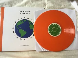 Vampire Weekend Lp X 2 Father Of The Bride Orange Coloured Vinyl Limited