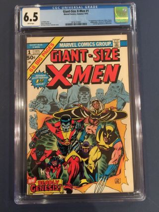Giant - Size X - Men 1 ([july] 1975,  Marvel) Cgc 6.  5 White Pages