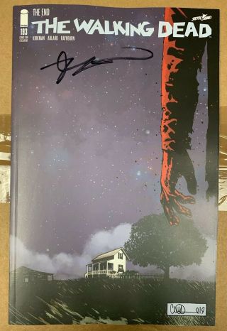 2019 Sdcc Exclusive The Walking Dead 193 Variant Cover Signed By Robert Kirkman