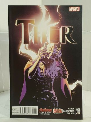 Thor 8 1st Printing (2014) 9.  0 Vf/nm Aaron/dauterman - Jane Foster Thor Reveal
