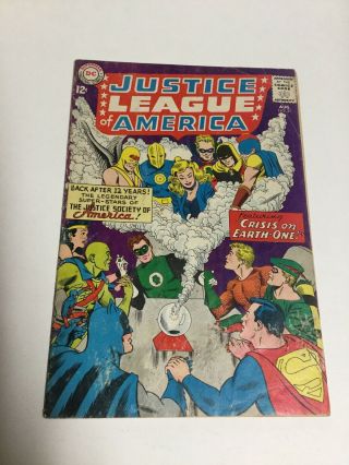 Justice League Of America 21 Gd Good 2.  0 Dc Comics Silver Age