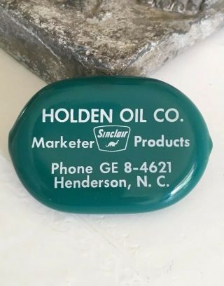 Vtg Dinosaur Sinclair Oil Dino Coin Purse Advertising Holden Oil Henderson Nv