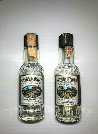 Miniature Whisky Bottles: (2) Southern Comfort 