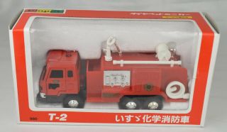 Yonezawa Diapet 127 - 01722 Isuzu Fire Truck 6 " Long Made In Japan