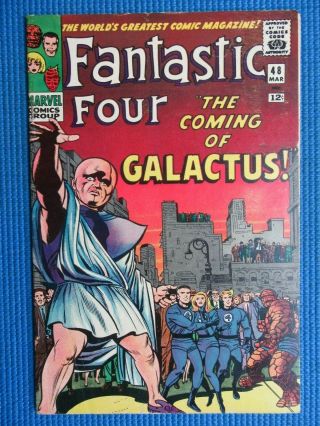 Fantastic Four 48 - (vf -) - 1st App Silver Surfer & Galactus,  Inhumans,  Watcher