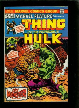 Marvel Feature 11 Fn/vf 7.  0