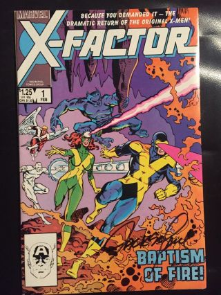 X - Factor Comic Book 1 Signed By Jackson Guice