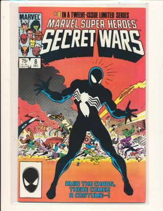 Marvel Heroes Secret Wars 8 (1984) Origin Of Black Symbiote Costume Vf/nm
